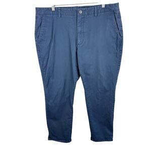 Bonobos Cotton Navy Blue Straight Leg Chino Pants Men's Size 38 x 28